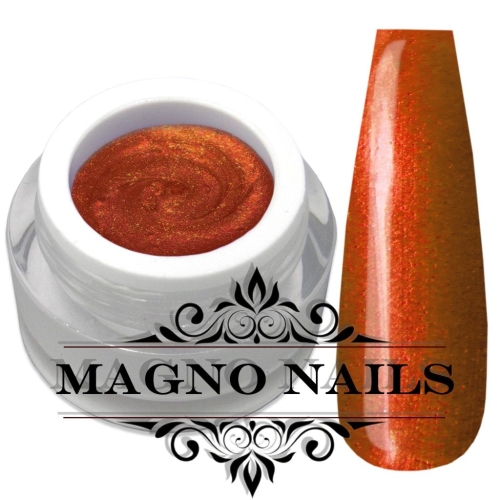 UV Gel - 797 - Pearl Gel - Ruby Ice - Rot mit Gold Perlmutt